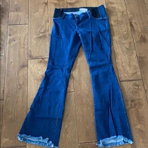 Flare maternity jeans